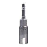 Maxbell 1/4" Slot Wing Nuts Drill Bit Power Tool for Panel Nuts, Screws Eye, C Hook 80mmx12mm