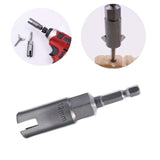 Maxbell 1/4" Slot Wing Nuts Drill Bit Power Tool for Panel Nuts, Screws Eye, C Hook 80mmx12mm