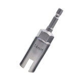 Maxbell 1/4" Slot Wing Nuts Drill Bit Power Tool for Panel Nuts, Screws Eye, C Hook 80mmx14mm