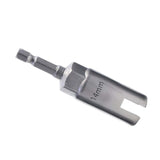 Maxbell 1/4" Slot Wing Nuts Drill Bit Power Tool for Panel Nuts, Screws Eye, C Hook 80mmx14mm