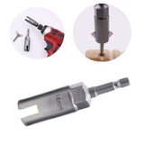 Maxbell 1/4" Slot Wing Nuts Drill Bit Power Tool for Panel Nuts, Screws Eye, C Hook 80mmx14mm