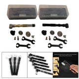 Maxbell Elbow 90 Degree Handpiece Kit Electric Grinding Pen Mill Grinder for Cutting Black