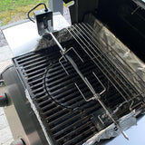 Maxbell Barbecue Rack Adjustable Automatic Grill Kit for Backyard Travel Hiking