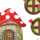 Maxbell Trees Mini Fairy Doors and Windows for Fairy Garden Terrarium Ornaments