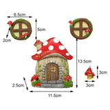 Maxbell Trees Mini Fairy Doors and Windows for Fairy Garden Terrarium Ornaments