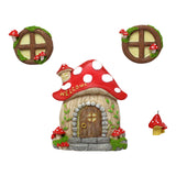 Maxbell Trees Mini Fairy Doors and Windows for Fairy Garden Terrarium Ornaments