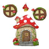 Maxbell Trees Mini Fairy Doors and Windows for Fairy Garden Terrarium Ornaments