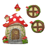 Maxbell Trees Mini Fairy Doors and Windows for Fairy Garden Terrarium Ornaments