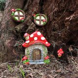Maxbell Trees Mini Fairy Doors and Windows for Fairy Garden Terrarium Ornaments