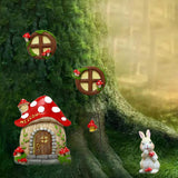 Maxbell Trees Mini Fairy Doors and Windows for Fairy Garden Terrarium Ornaments