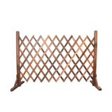 Maxbell Expandable Wood Fence Foldable Garden Screen Panel for Yard Courtyard Home