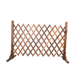 Maxbell Expandable Wood Fence Foldable Garden Screen Panel for Yard Courtyard Home
