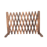 Maxbell Expandable Wood Fence Foldable Garden Screen Panel for Yard Courtyard Home