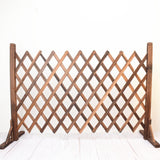 Maxbell Expandable Wood Fence Foldable Garden Screen Panel for Yard Courtyard Home