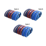 Maxbell 30Pcs Assorted Sanding Belts Kit Repair Part for Woodworking Household Style A