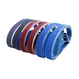 Maxbell 30Pcs Assorted Sanding Belts Kit Repair Part for Woodworking Household Style A