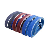 Maxbell 30Pcs Assorted Sanding Belts Kit Repair Part for Woodworking Household Style A