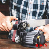 Maxbell 30Pcs Assorted Sanding Belts Kit Repair Part for Woodworking Household Style A