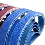 Maxbell 30Pcs Assorted Sanding Belts Kit Repair Part for Woodworking Household Style A