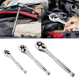 Maxbell Two Way Ratchet Handle Professional Heavy Duty Steel Sturdy Wrench Tool 1/4