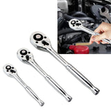 Maxbell Two Way Ratchet Handle Professional Heavy Duty Steel Sturdy Wrench Tool 1/4