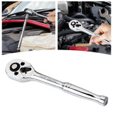 Maxbell Two Way Ratchet Handle Professional Heavy Duty Steel Sturdy Wrench Tool 1/4