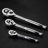Maxbell Two Way Ratchet Handle Professional Heavy Duty Steel Sturdy Wrench Tool 3/8