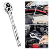 Maxbell Two Way Ratchet Handle Professional Heavy Duty Steel Sturdy Wrench Tool 3/8