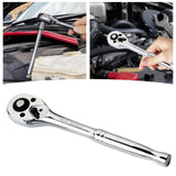 Maxbell Two Way Ratchet Handle Professional Heavy Duty Steel Sturdy Wrench Tool 3/8
