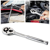 Maxbell Two Way Ratchet Handle Professional Heavy Duty Steel Sturdy Wrench Tool 1/2