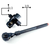 Maxbell 3/8" x 1/2" Long Handle Spud Wrench Power Tools for Carpentry Car Repair