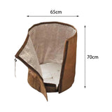 Maxbell Multifuntional Winter Plant Freeze Covers Reusable for Winter Potted Flowers L Coffee