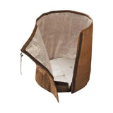 Maxbell Multifuntional Winter Plant Freeze Covers Reusable for Winter Potted Flowers L Coffee