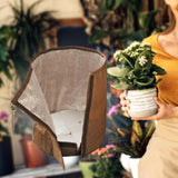 Maxbell Multifuntional Winter Plant Freeze Covers Reusable for Winter Potted Flowers L Coffee