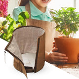 Maxbell Multifuntional Winter Plant Freeze Covers Reusable for Winter Potted Flowers L Coffee