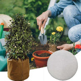 Maxbell Multifuntional Winter Plant Freeze Covers Reusable for Winter Potted Flowers L Coffee