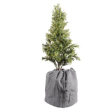 Maxbell Multifuntional Winter Plant Freeze Covers Reusable for Winter Potted Flowers Large Gray