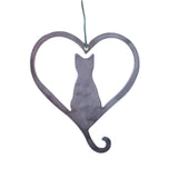 Maxbell Cat Window Hanging Pendant Wall Mount Garden Statue for Fence Branch Office