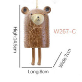 Maxbell Rustic Wind Chime Soothing Melody Clear Sound for Collection Gift Ornament Mice Brown