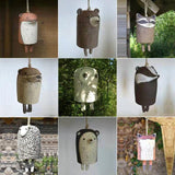 Maxbell Rustic Wind Chime Soothing Melody Clear Sound for Collection Gift Ornament Mice Brown