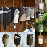 Maxbell Rustic Wind Chime Soothing Melody Clear Sound for Collection Gift Ornament Mice Brown