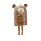 Maxbell Rustic Wind Chime Soothing Melody Clear Sound for Collection Gift Ornament Mice Brown