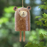 Maxbell Rustic Wind Chime Soothing Melody Clear Sound for Collection Gift Ornament Mice Brown