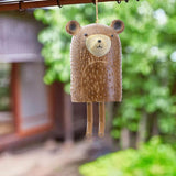 Maxbell Rustic Wind Chime Soothing Melody Clear Sound for Collection Gift Ornament Mice Brown