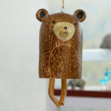 Maxbell Rustic Wind Chime Soothing Melody Clear Sound for Collection Gift Ornament Mice Brown
