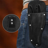 Maxbell PU Leather Sheath Pouch Holder Protective Case Hanging Bag for Gardening
