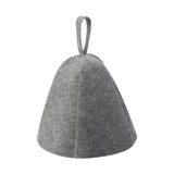 Maxbell Felt Bath Hat Russian Bath Hat for Steam Room Bathroom Accessories Unisex Grey