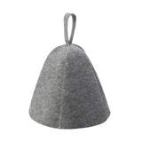 Maxbell Felt Bath Hat Russian Bath Hat for Steam Room Bathroom Accessories Unisex Grey