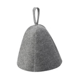 Maxbell Felt Bath Hat Russian Bath Hat for Steam Room Bathroom Accessories Unisex Grey