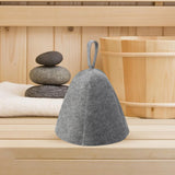 Maxbell Felt Bath Hat Russian Bath Hat for Steam Room Bathroom Accessories Unisex Grey